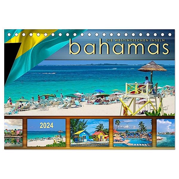 Die Westindischen Inseln - Bahamas (Tischkalender 2024 DIN A5 quer), CALVENDO Monatskalender, Peter Roder