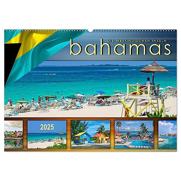 Die Westindischen Inseln - Bahamas (Wandkalender 2025 DIN A2 quer), CALVENDO Monatskalender, Calvendo, Peter Roder