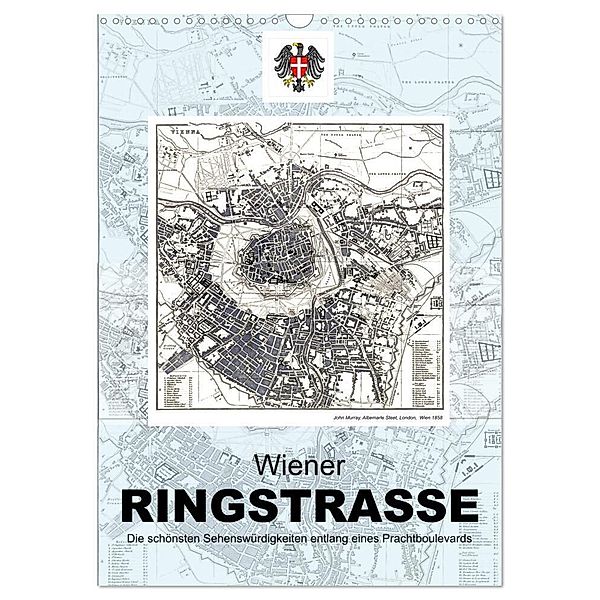 Die Wiener Ringstrasse (Wandkalender 2024 DIN A3 hoch), CALVENDO Monatskalender, Alexander Bartek
