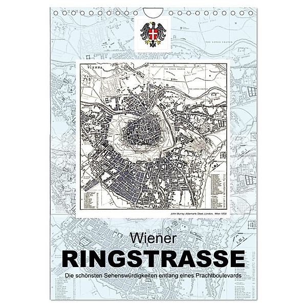 Die Wiener Ringstrasse (Wandkalender 2024 DIN A4 hoch), CALVENDO Monatskalender, Alexander Bartek