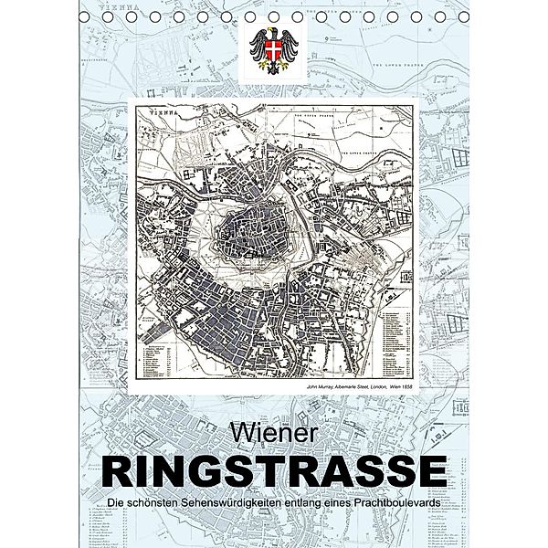 Die Wiener RingstrasseAT-Version  (Tischkalender 2023 DIN A5 hoch), Alexander Bartek