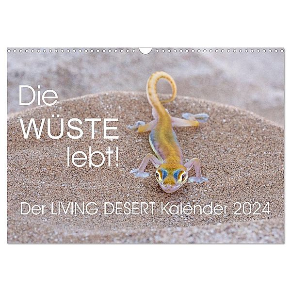 Die Wüste lebt! - Der LIVING DESERT Kalender 2024 (Wandkalender 2024 DIN A3 quer), CALVENDO Monatskalender, Irma van der Wiel - www.kalender-atelier.de