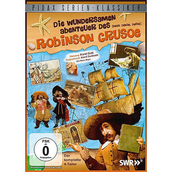 Die wundersamen Abenteuer des Robinson Crusoe, Daniel Defoe