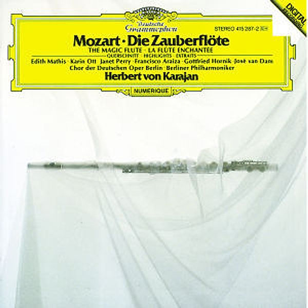 Die Zauberflöte (Qs), Mathis, Ott, Baltsa, Araiza, Dam, Karajan, Bp