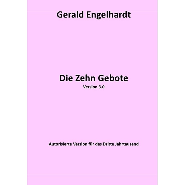 Die Zehn Gebote, Gerald Engelhardt