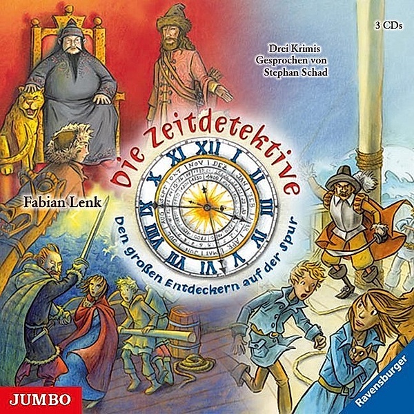 Die Zeitdetektive Sammelbox,3 Audio-CDs, Fabian Lenk