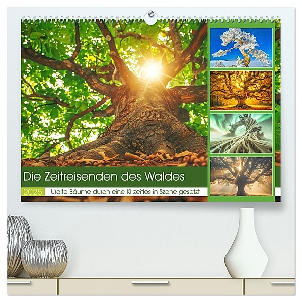 Die Zeitreisenden des Waldes (hochwertiger Premium Wandkalender 2025 DIN A2 quer), Kunstdruck in Hochglanz, Calvendo, Steffen Gierok.Latniak