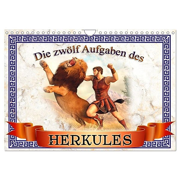 Die zwölf Aufgaben des Herkules (Wandkalender 2025 DIN A4 quer), CALVENDO Monatskalender, Calvendo, Karsten Schröder