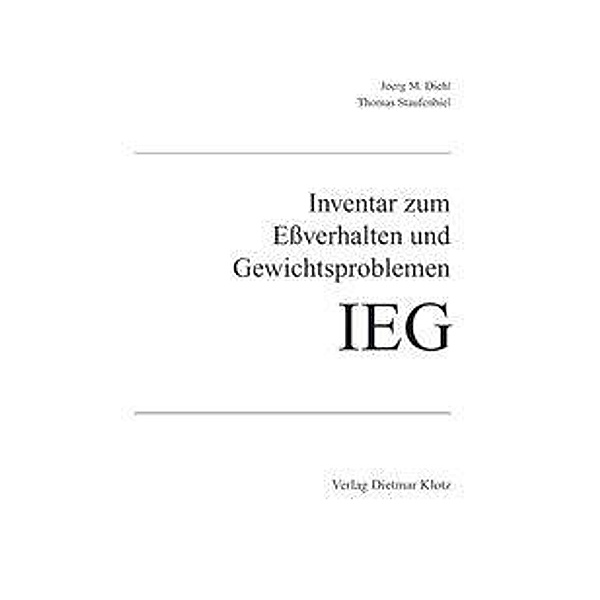 Diehl, J: Inventar zum Essverhalten und Gewichtsproblemen IE, Joerg M Diehl, Thomas Staufenbiel