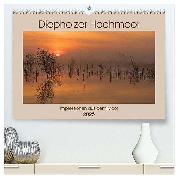 Diepholzer Hochmoor (hochwertiger Premium Wandkalender 2025 DIN A2 quer), Kunstdruck in Hochglanz, Calvendo