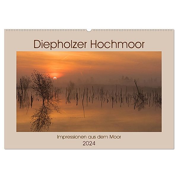 Diepholzer Hochmoor (Wandkalender 2024 DIN A2 quer), CALVENDO Monatskalender, Calvendo