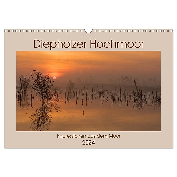 Diepholzer Hochmoor (Wandkalender 2024 DIN A3 quer), CALVENDO Monatskalender, Calvendo