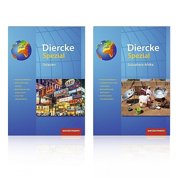 Diercke Spezial - Aktuelle Ausgabe für die Sekundarstufe II: Diercke Spezial - Aktuelle Ausgabe für die Sekundarstufe II - Subsahara-Afrika / Ostasien, 2 Bde