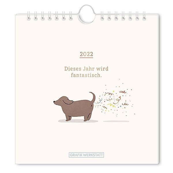 Dieses Jahr wird fantastisch 2022, Postkarten-Kalender