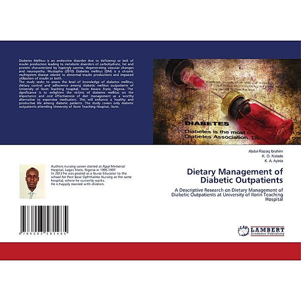 Dietary Management of Diabetic Outpatients, Abdulrazaq Ibrahim, K. O. Kolade, K. A. Ayinla