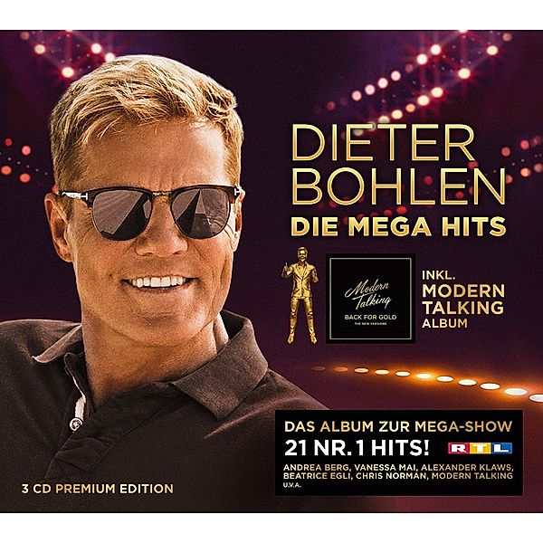 Dieter Bohlen - Die Megahits (Limited Premium Edition, 3 CDs), Various