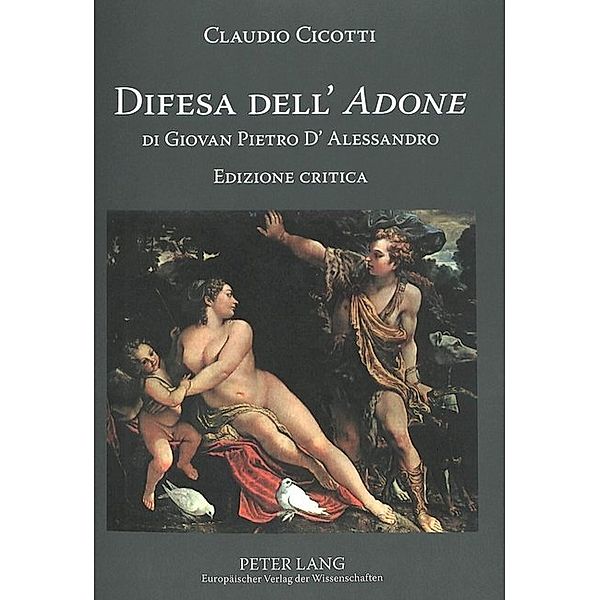 Difesa dell' Adone di Giovan Pietro D'Alessandro, Claudio Cicotti