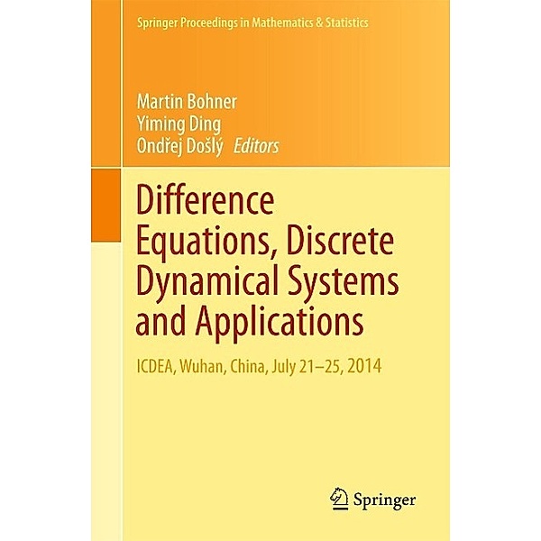 Difference Equations, Discrete Dynamical Systems and Applications / Springer Proceedings in Mathematics & Statistics Bd.150