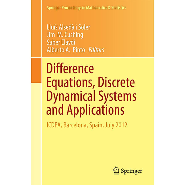 Difference Equations, Discrete Dynamical Systems and Applications