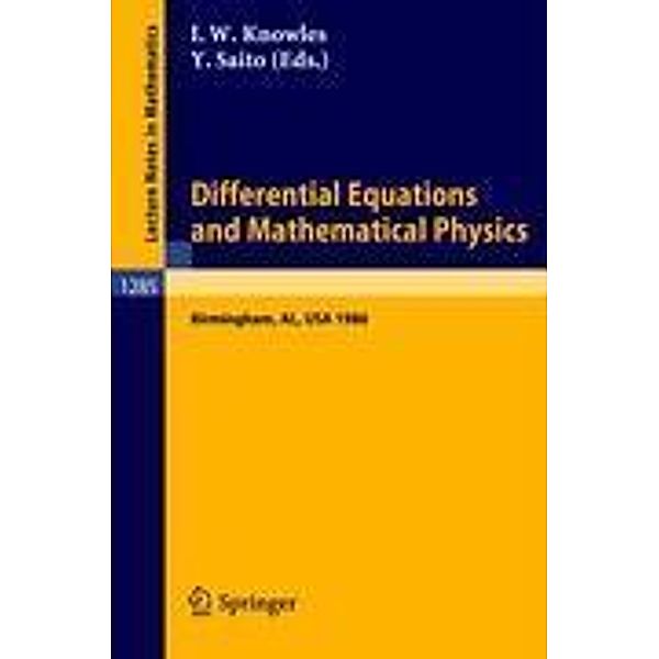 Differential Equations and Mathematical Physics