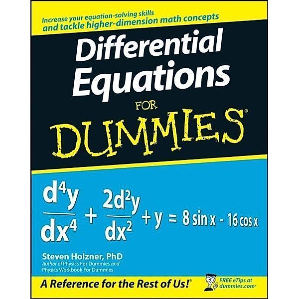 Differential Equations For Dummies, Steven Holzner