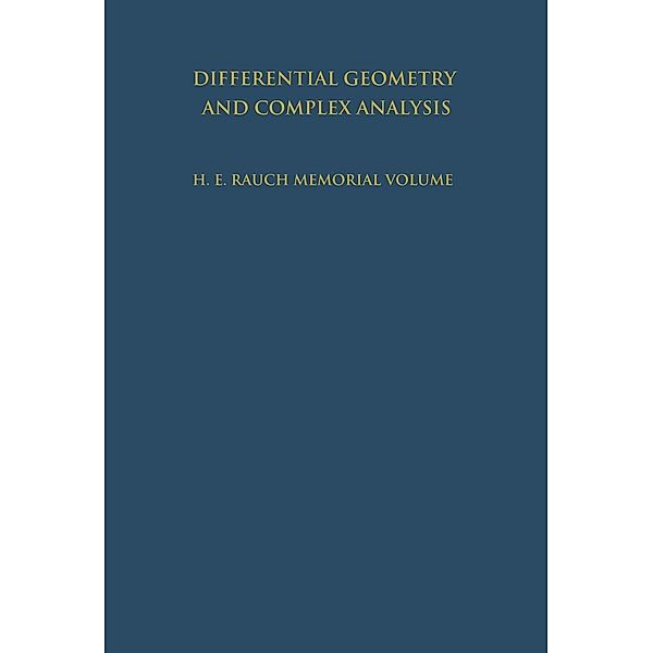 Differential Geometry and Complex Analysis