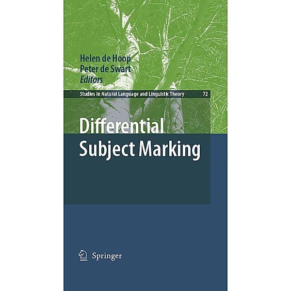 Differential Subject Marking / Studies in Natural Language and Linguistic Theory Bd.72