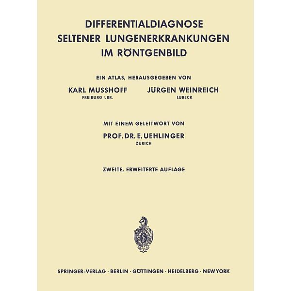 Differentialdiagnose Seltener Lungenerkrankungen im Röntgenbild