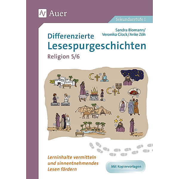 Differenzierte Lesespurgeschichten Religion 5-6, Sandra Blomann, Veronika Glock, Anke Zöh