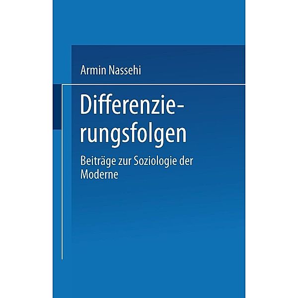 Differenzierungsfolgen, Armin Nassehi