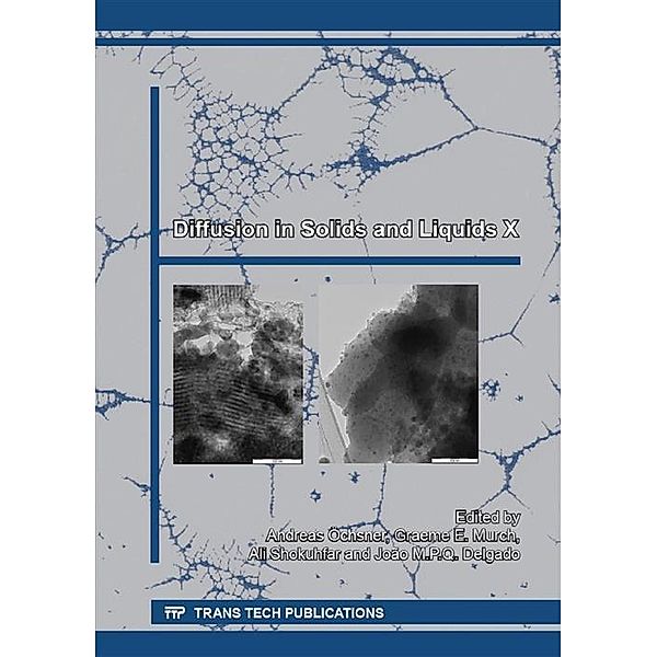 Diffusion in Solids and Liquids X