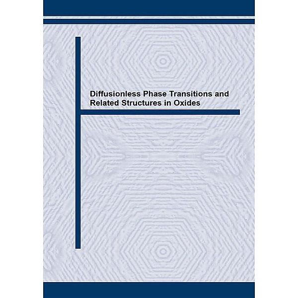 Diffusionless Phase Transitions and Related Structures in Oxides