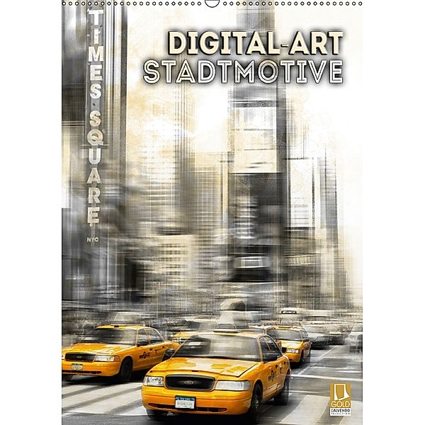 Digital-Art Stadtmotive (Wandkalender 2018 DIN A2 hoch), Melanie Viola