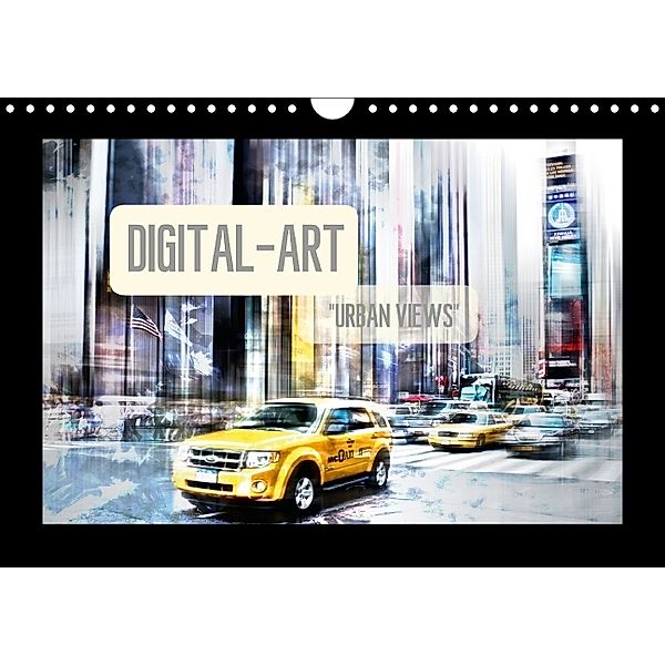 Digital-Art URBAN VIEWS (AT - Version) (Wandkalender 2014 DIN A4 quer), Melanie Viola