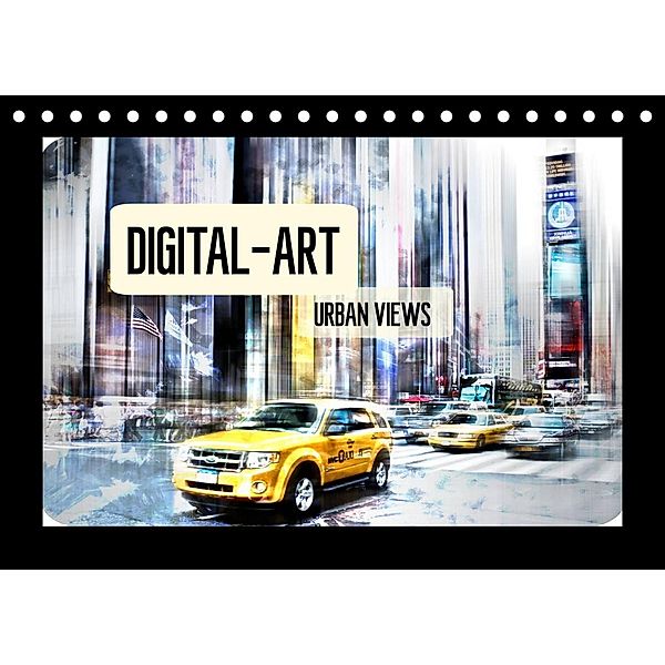 Digital-Art URBAN VIEWS (Tischkalender 2023 DIN A5 quer), Melanie Viola