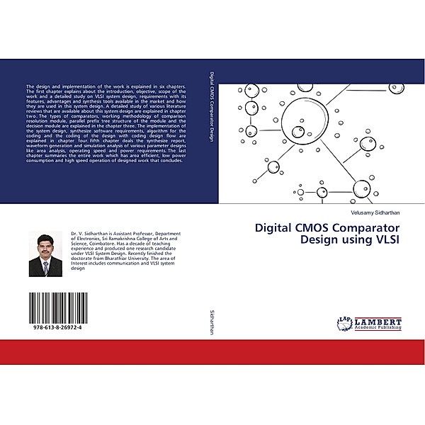 Digital CMOS Comparator Design using VLSI, Velusamy Sidharthan