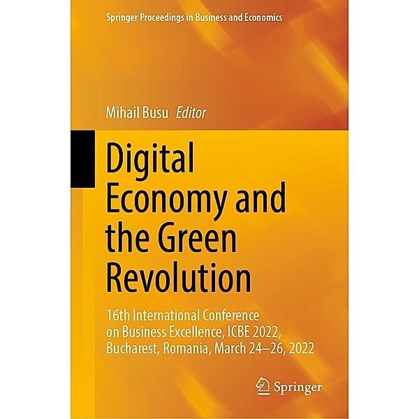 Digital Economy and the Green Revolution / Springer Proceedings in Business and Economics