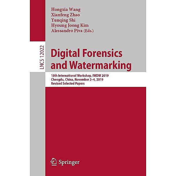 Digital Forensics and Watermarking / Lecture Notes in Computer Science Bd.12022