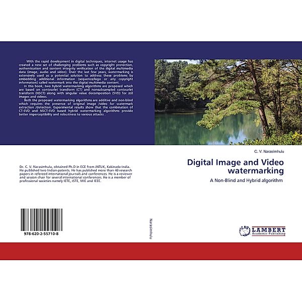 Digital Image and Video watermarking, C. V. Narasimhulu