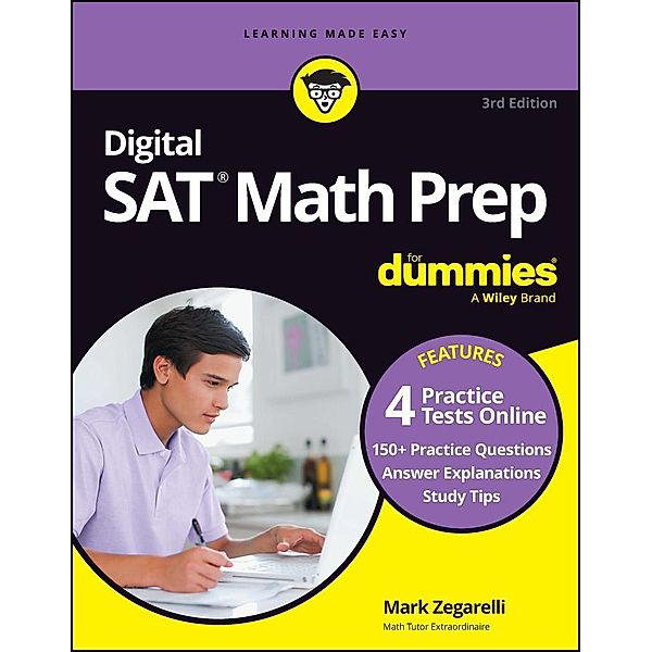 Digital SAT Math Prep For Dummies, Mark Zegarelli