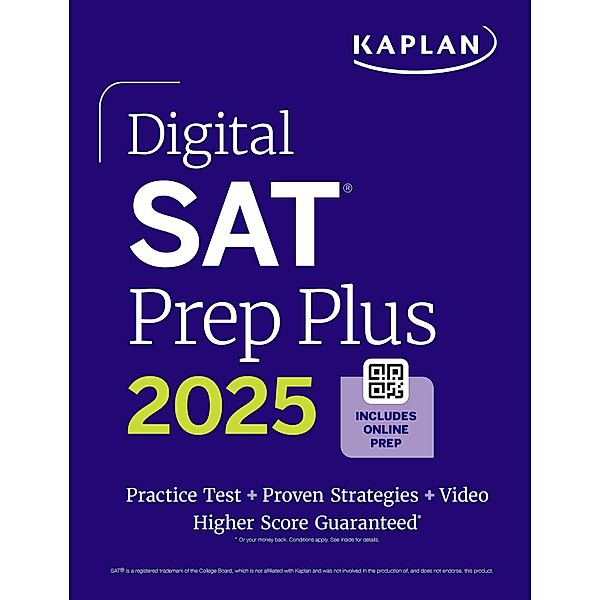 Digital SAT Prep Plus 2025: Prep Book, 1 Full Length Practice Test, 700+ Practice Questions