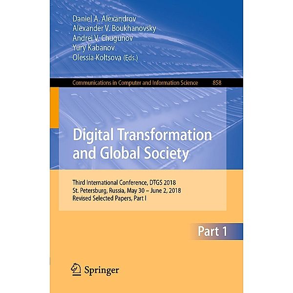 Digital Transformation and Global Society / Communications in Computer and Information Science Bd.858