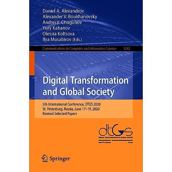 Digital Transformation and Global Society / Communications in Computer and Information Science Bd.1242
