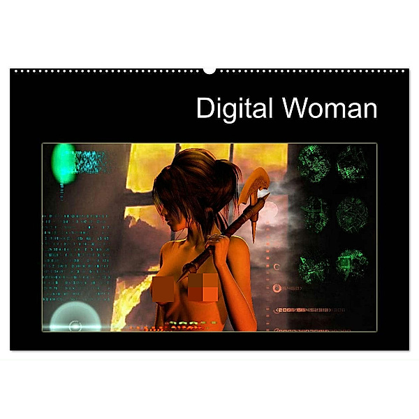 Digital Woman (Wandkalender 2024 DIN A2 quer), CALVENDO Monatskalender, Gerhard Franz