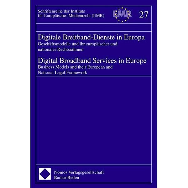 Digitale Breitband-Dienste in Europa - Digital Broadband Services in Europe