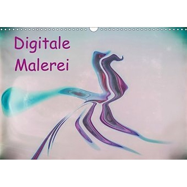 Digitale Malerei / Geburtstagskalender (Wandkalender 2020 DIN A3 quer), Gabi Hampe