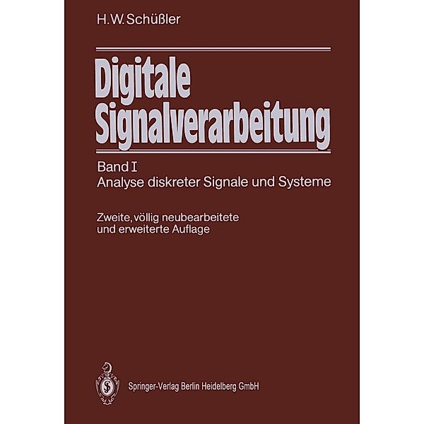 Digitale Signalverarbeitung, Hans W. Schüssler