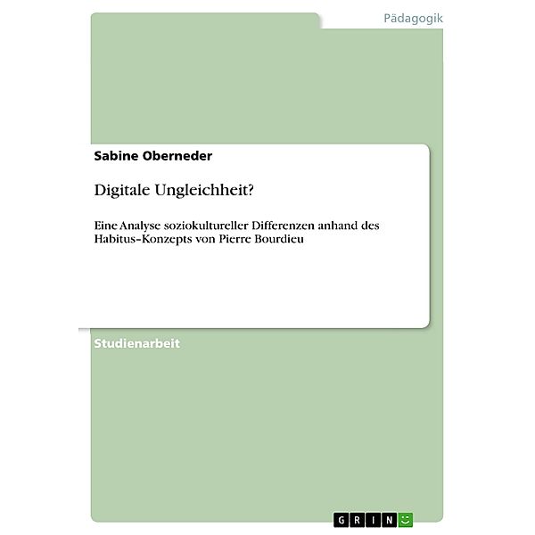 Digitale Ungleichheit?, Sabine Oberneder