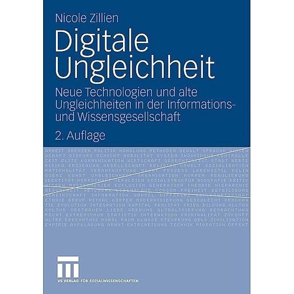 Digitale Ungleichheit, Nicole Zillien