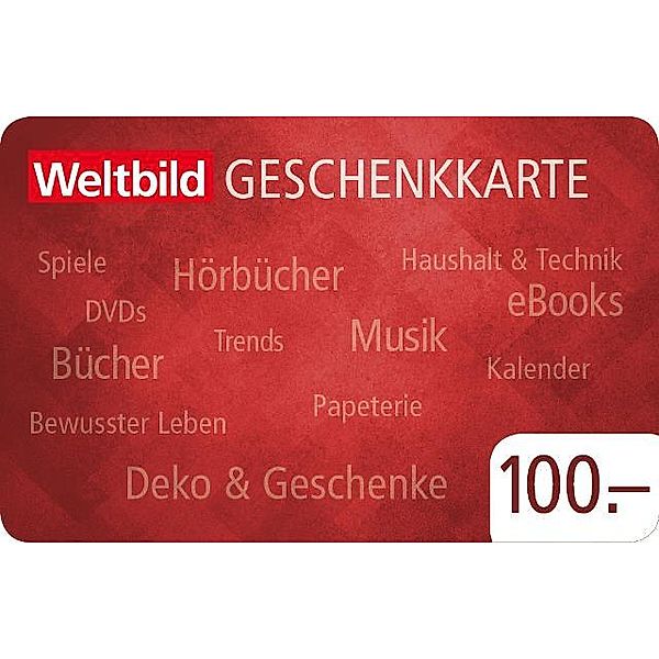 Digitale Weltbild Geschenkkarte CH - Motiv Neutral 100,00 Franken